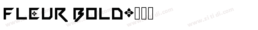 Fleur Bold字体转换